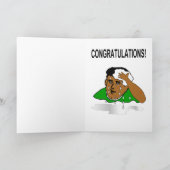 Afro-Amerikaanse felicitatie Kaart (Binnen)
