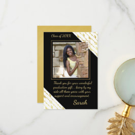 Afro-Amerikaanse foto Hartelijk dank Bedankkaart