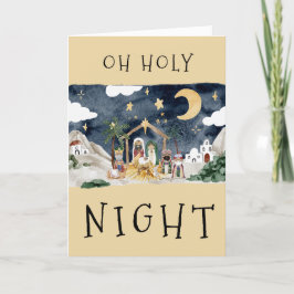 Afro-Amerikaanse Geboorte Kerstmis Kaart