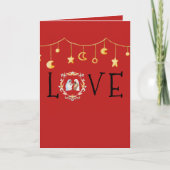 Afro-Amerikaanse Geboorte Kerstmis Kaart (Voorkant)