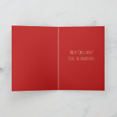 Afro-Amerikaanse Geboorte Kerstmis Kaart (Binnen)