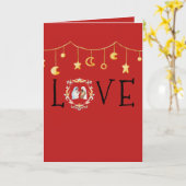 Afro-Amerikaanse Geboorte Kerstmis Kaart (Gele Bloem)