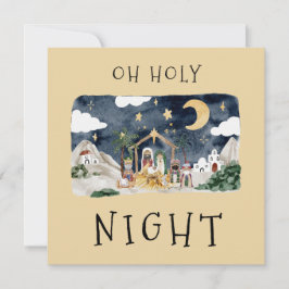 Afro-Amerikaanse Geboorte Kerstmis Kaart