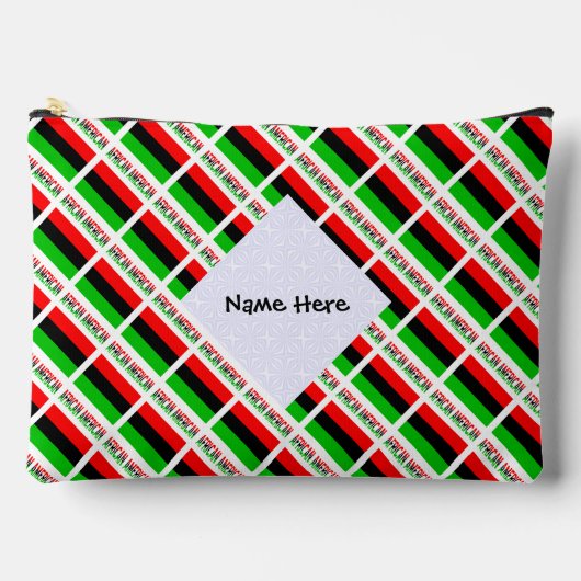 Afro-Amerikaanse Gepromoveerde Gepersonaliseerde A Etui (Voorkant)