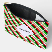 Afro-Amerikaanse Gepromoveerde Gepersonaliseerde A Etui (Open)