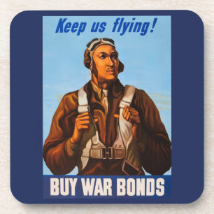 Afro-Amerikaanse gevechtspiloten uit de Tweede Wer Bier Onderzetter