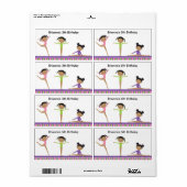 Afro-Amerikaanse glazen flesetiket Etiket (Full Sheet)