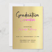 Afro-Amerikaanse gouden Afstuderen Kaart (Voorkant)