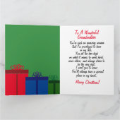 Afro-Amerikaanse grootmoeder vrolijke kerstauto Kaart (Binnen)