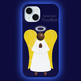 Afro-Amerikaanse Guardian Angel iPhone Case
