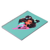 Afro-Amerikaanse hartpop Notitieboek (Linkerzijde)