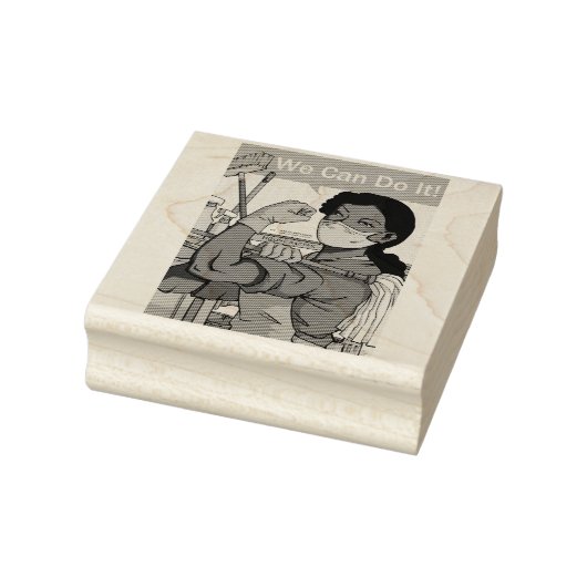 Afro-Amerikaanse Housekeeping Rubber Stamp Rubberstempel (Stempel)