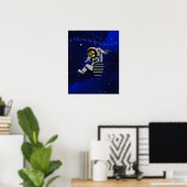 Afro-Amerikaanse jongen astronaut Poster (Thuiskantoor)