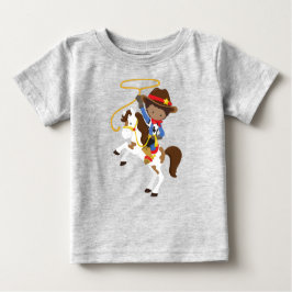 Afro-Amerikaanse Jongen, Cowboy, Sheriff, Lasso