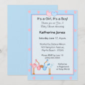 Afro-Amerikaanse jongen meisje tweeling Kaart (Voorkant / Achterkant)