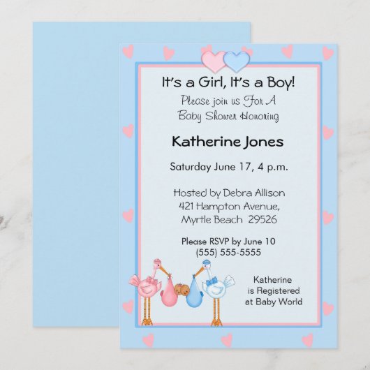 Afro-Amerikaanse jongen meisje tweeling Kaart (Voorkant / Achterkant)