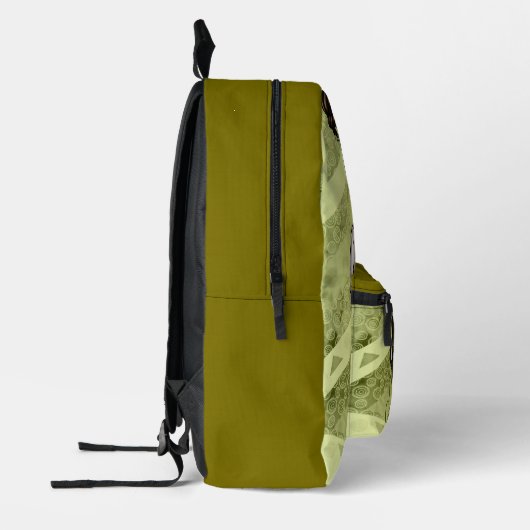 Afro-Amerikaanse jongen met positieve woorden Bedrukte Rugzak (Links)