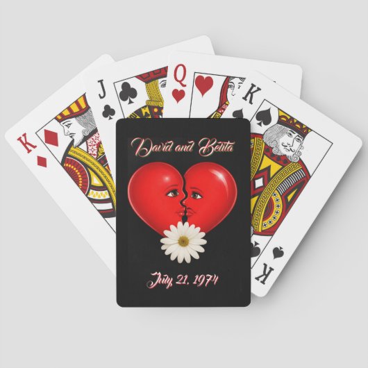 Afro-Amerikaanse jubileum Pokerkaarten (Achterkant)