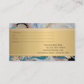 Afro-Amerikaanse kapper marmer, Confetti Kortingskaartje (Achterkant)