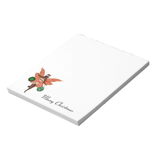 Afro-Amerikaanse Kerst Fairy Notitieblok (Linkerzijde)