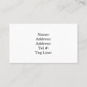 Afro-Amerikaanse Kerst Fairy Visitekaartjes (Achterkant)