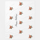 Afro-Amerikaanse kerst fee fleece deken (Voorkant)