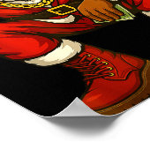 Afro-Amerikaanse Kerst Moppen Afro-Amerikaans Poster (Hoek)