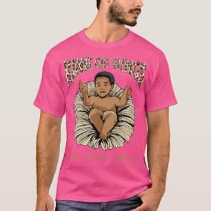 Afro-Amerikaanse Kerst Zwarte Baby Jesus King N T-shirt