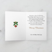 Afro-Amerikaanse Kerstengel Kaart (Binnen)