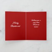 Afro-Amerikaanse kerstkaart Feestdagen Kaart (Binnen)