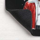 Afro-Amerikaanse Kerstman Cool Black Afro K Muismat (Hoek)