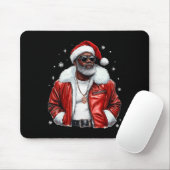 Afro-Amerikaanse Kerstman Cool Black Afro K Muismat (Met muis)
