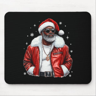 Afro-Amerikaanse Kerstman Cool Black Afro K Muismat