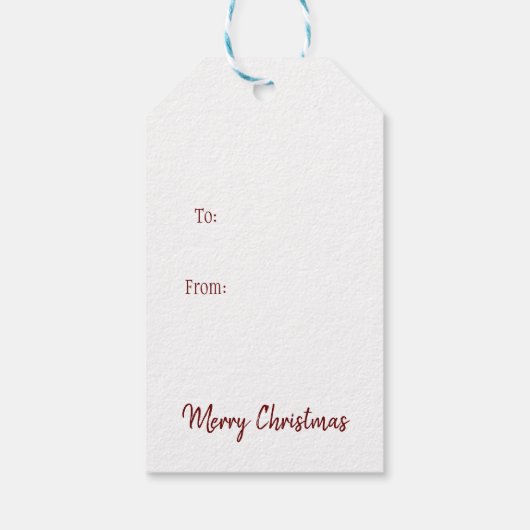 Afro-Amerikaanse kerstman Jolly, Cadeaulabel (Achterkant)