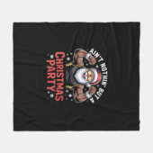 Afro-Amerikaanse kerstman kerst pyjama Fleece Deken (Voorkant (Horizontaal))