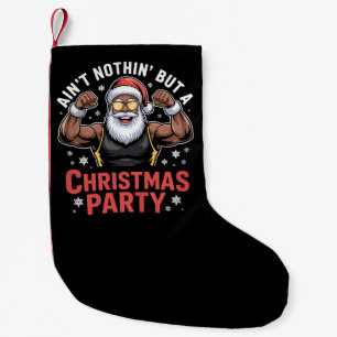 Afro-Amerikaanse kerstman kerst pyjama Kleine Kerstsok