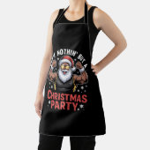 Afro-Amerikaanse kerstman kerst pyjama Schort (Insitu)