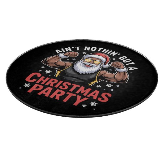Afro-Amerikaanse kerstman kerst pyjama Snijplank (Hoek)
