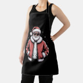 Afro-Amerikaanse Kerstman Kerstmis Pyjama Cool Zwa Schort (Insitu)