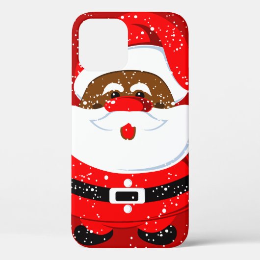 Afro-Amerikaanse kerstman kerstvakantie Case-Mate iPhone Case (Achterkant)
