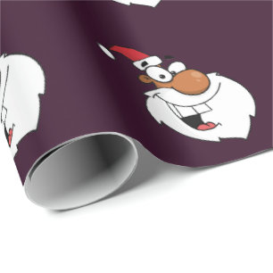 Afro-Amerikaanse Kerstman maakt stoute lijst Cadeaupapier