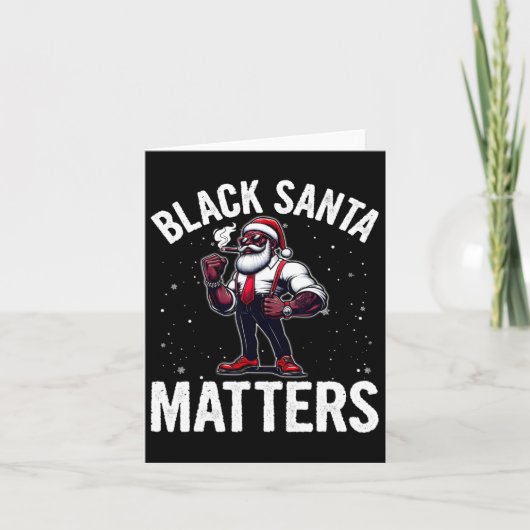 Afro-Amerikaanse kerstman pyjama Mannen Kaart (Voorkant)