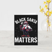 Afro-Amerikaanse kerstman pyjama Mannen Kaart (Gele Bloem)