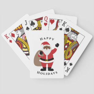 Afro-Amerikaanse Kerstman Speelkaart  Pokerkaarten