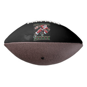 Afro-Amerikaanse Kerstman Voetbal Verschrikkelijke American Football