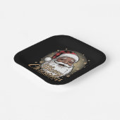 Afro-Amerikaanse kerstpyjama's Sinterklaas Papieren Bordje (Gebogen)