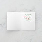 Afro-Amerikaanse kind kerst Kaart (Binnen)