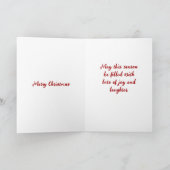 Afro-Amerikaanse Kinder kerst Kaart (Binnen)