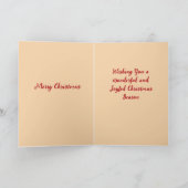 Afro-Amerikaanse Kinderen Kerstkaart Kaart (Binnen)