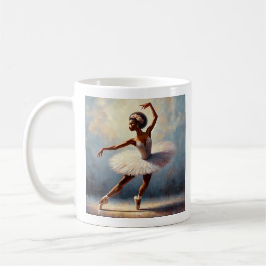 Afro-Amerikaanse klassieke ballerina Koffiemok (Links)